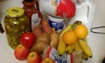 Foods eaten during the experiment Apples, White Potatoes, Sweet Potatoes, Bananas, rice, -0- fat greek yogurt and 2% milk