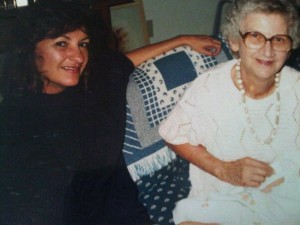 Here is a picture of my mother and grandmother.