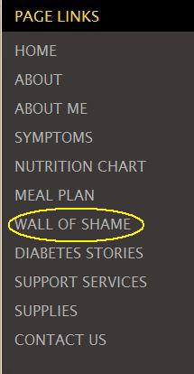 Diabetes-Management-Info.com left side navbar