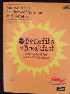 A training supplement for dietitians, provided by Kellogg's. Dec 2014