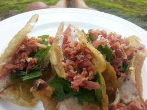 low carb paleo chicken skin taco shells