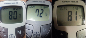 Normal Blood Sugar Readings Christmas Day 2015