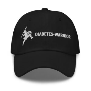 Diabetes Warrior - Black Dad hat