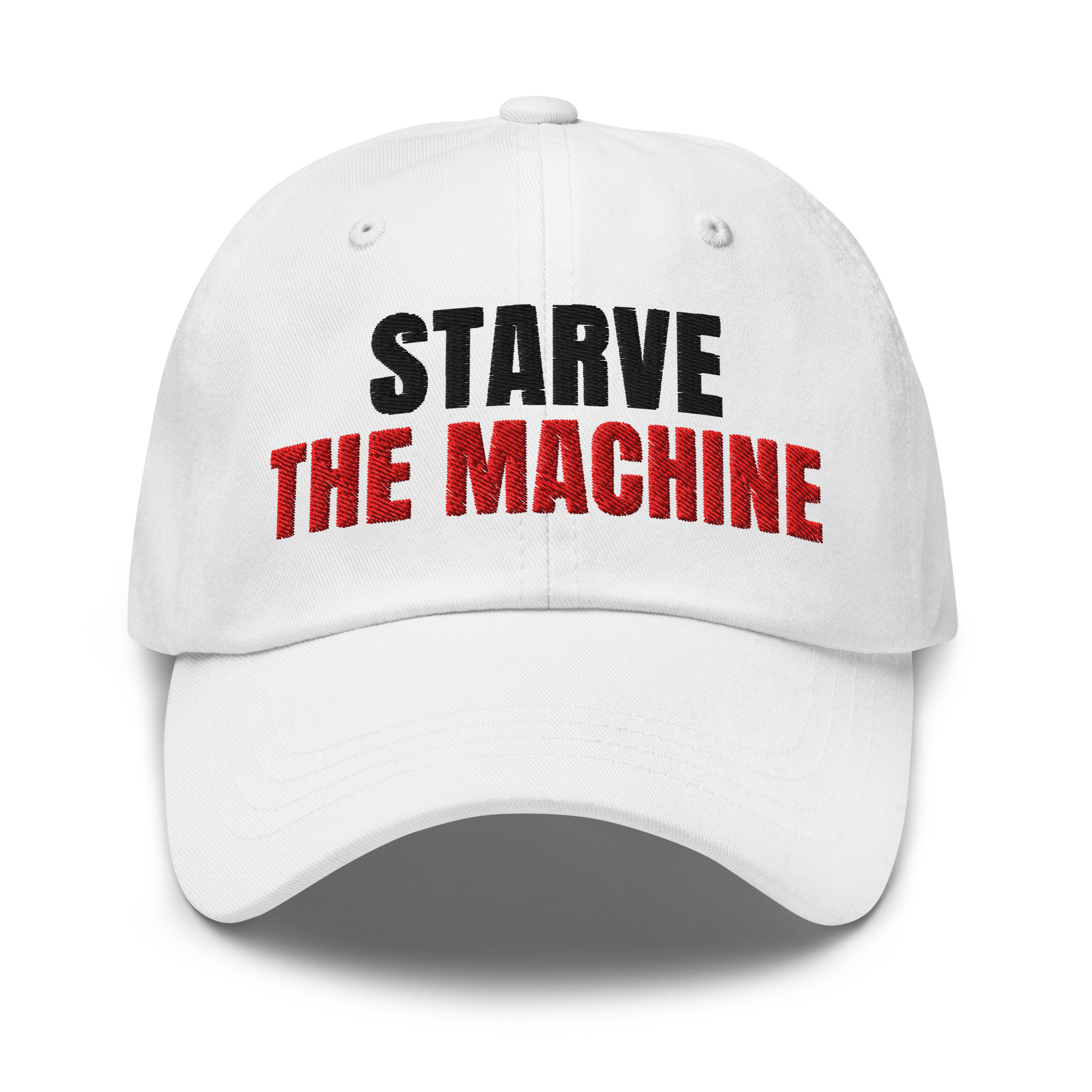 Starve the Machine - Dad hat - White