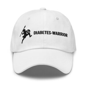 Diabetes Warrior - White Dad hat