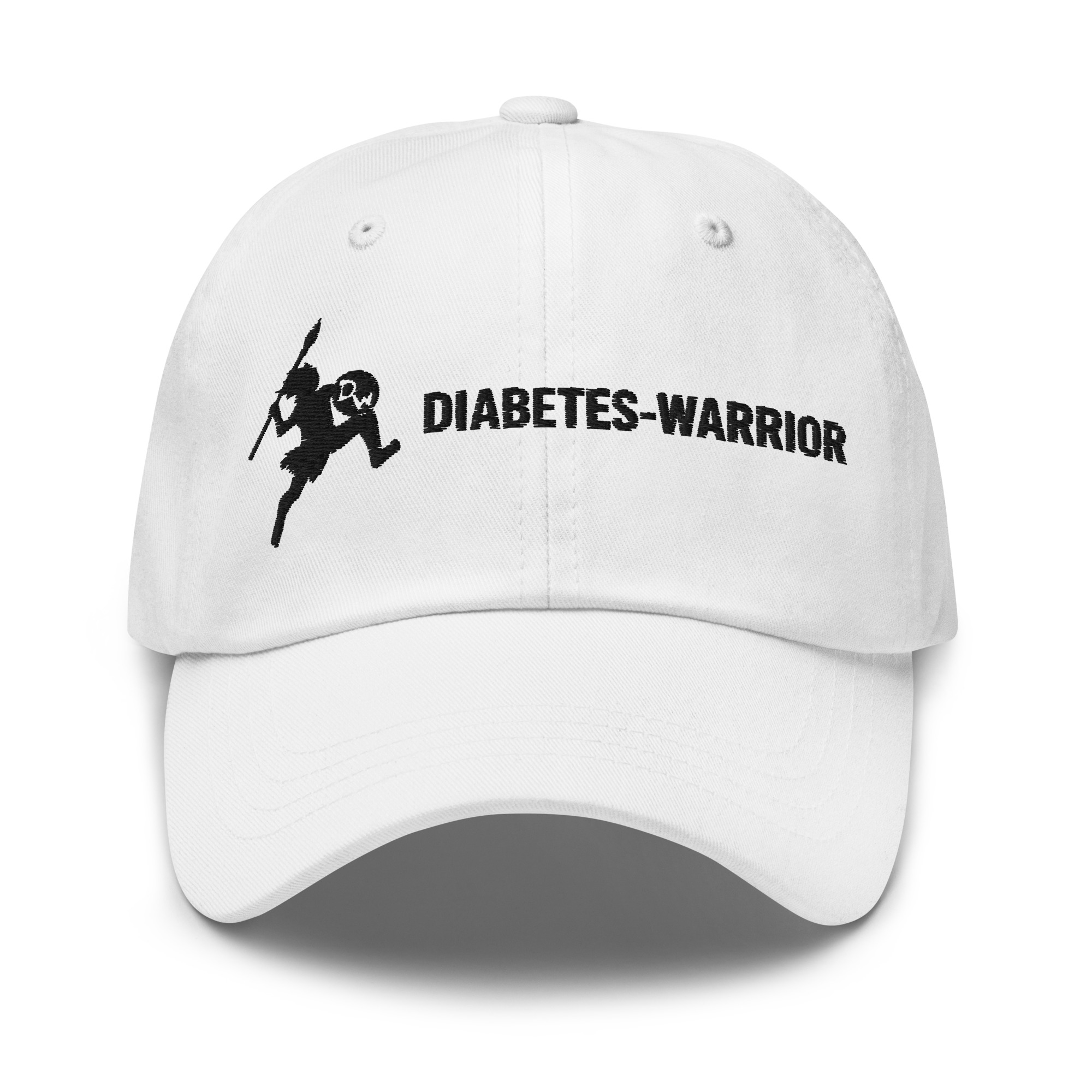 Diabetes Warrior - White Dad hat