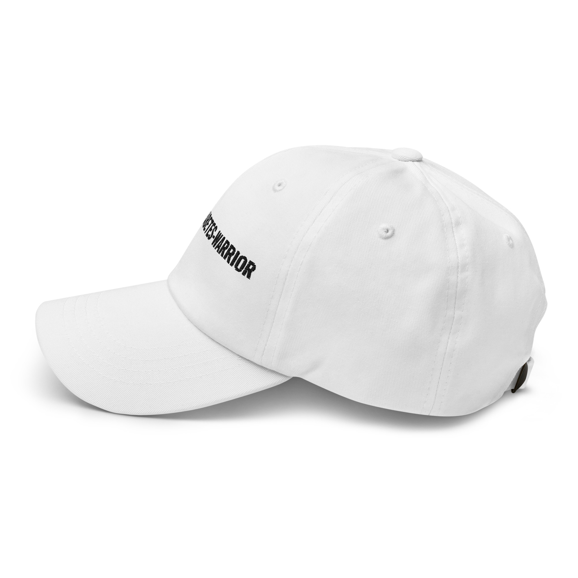 Diabetes Warrior - White Dad hat - Image 4