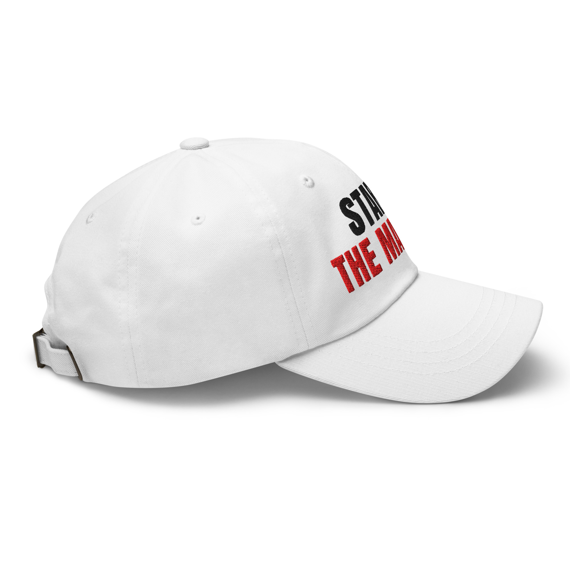 Starve the Machine - Dad hat - White - Image 3