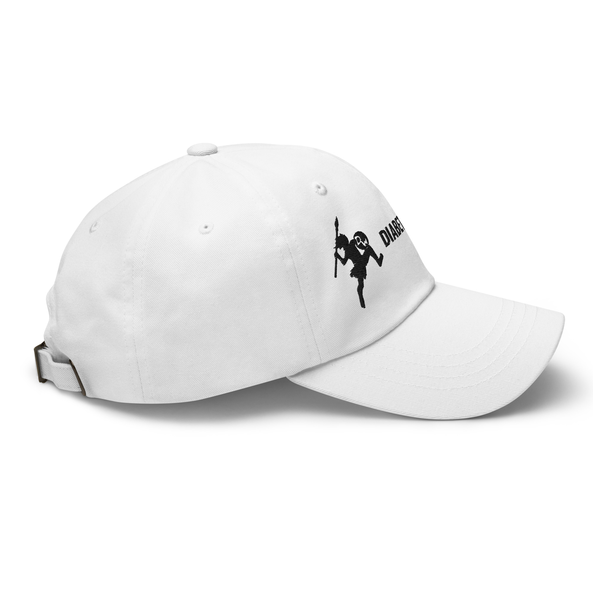 Diabetes Warrior - White Dad hat - Image 3