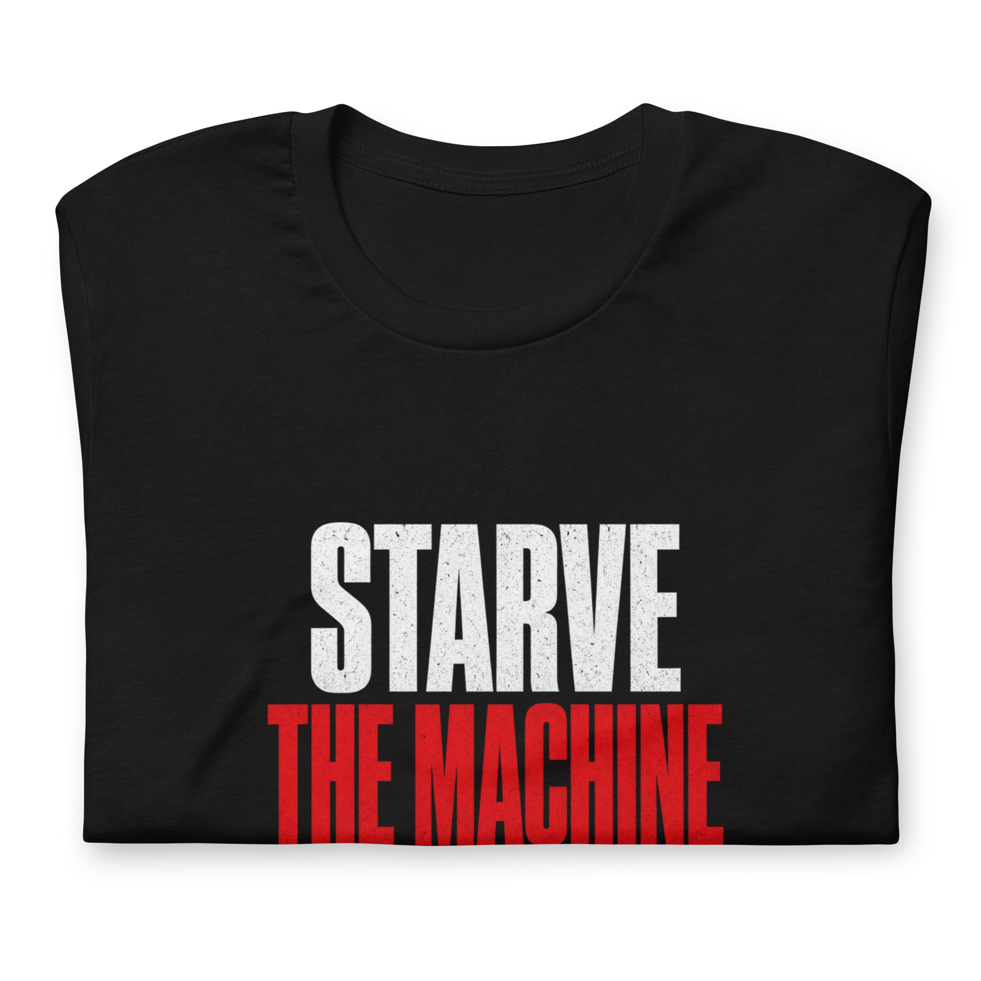 Starve the Machine - Black Unisex t-shirt - Image 3