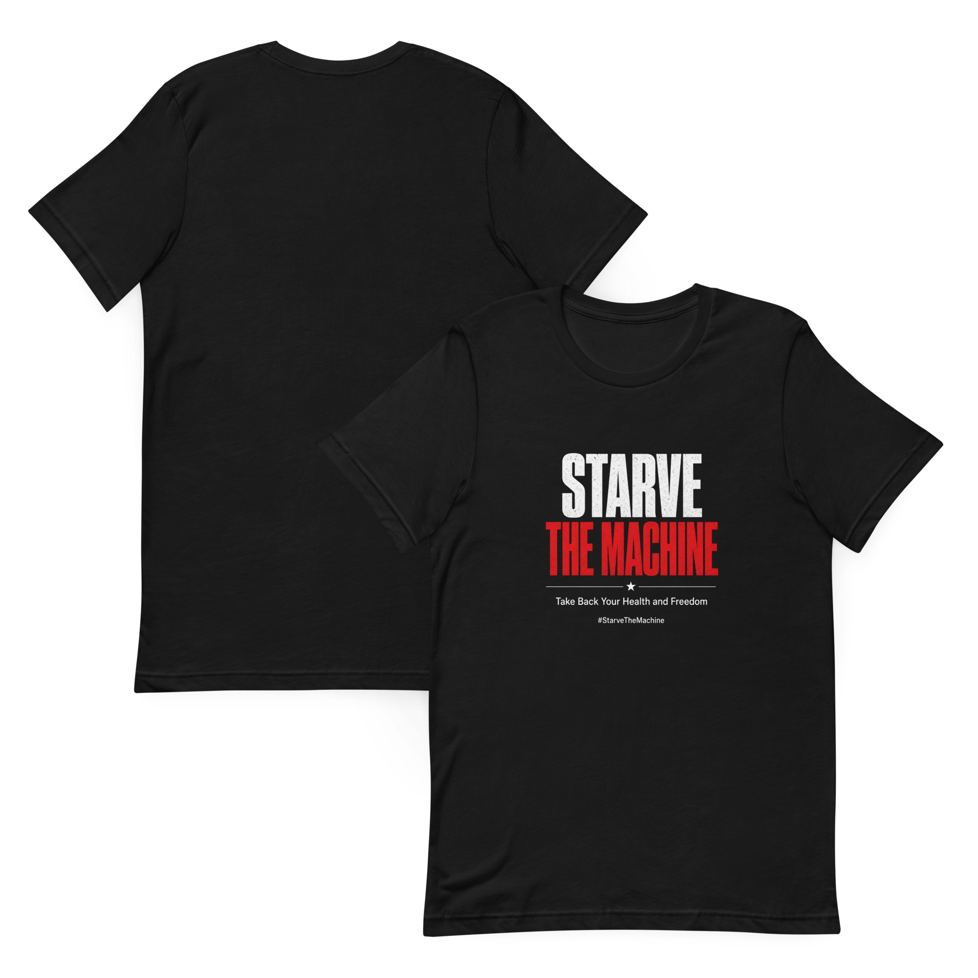 Starve the Machine - Black Unisex t-shirt - Image 2