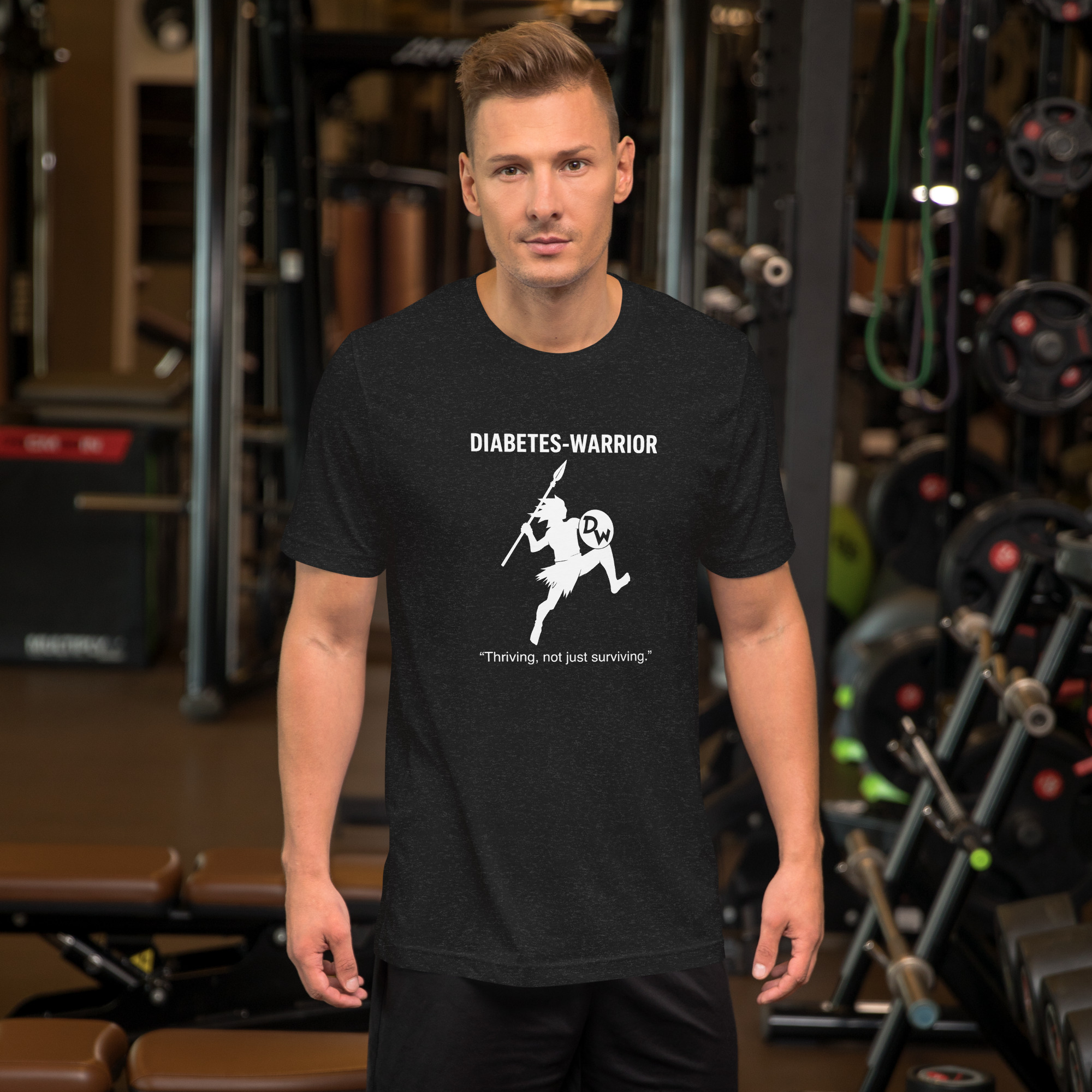 Diabetes Warrior - Black Unisex t-shirt - Image 10