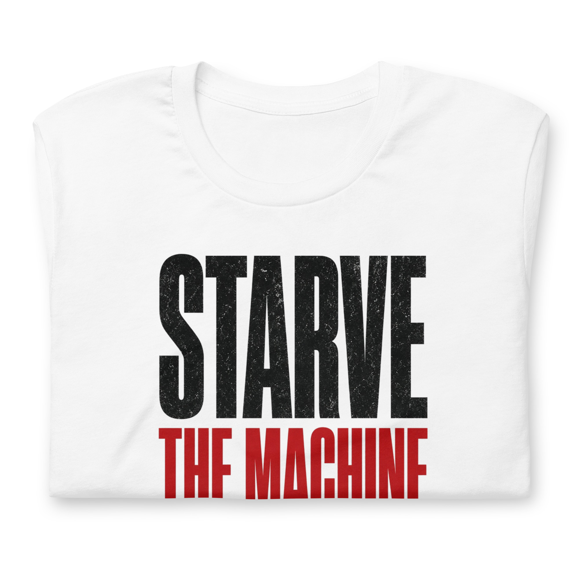 Starve the Machine - White Unisex t-shirt - Image 3