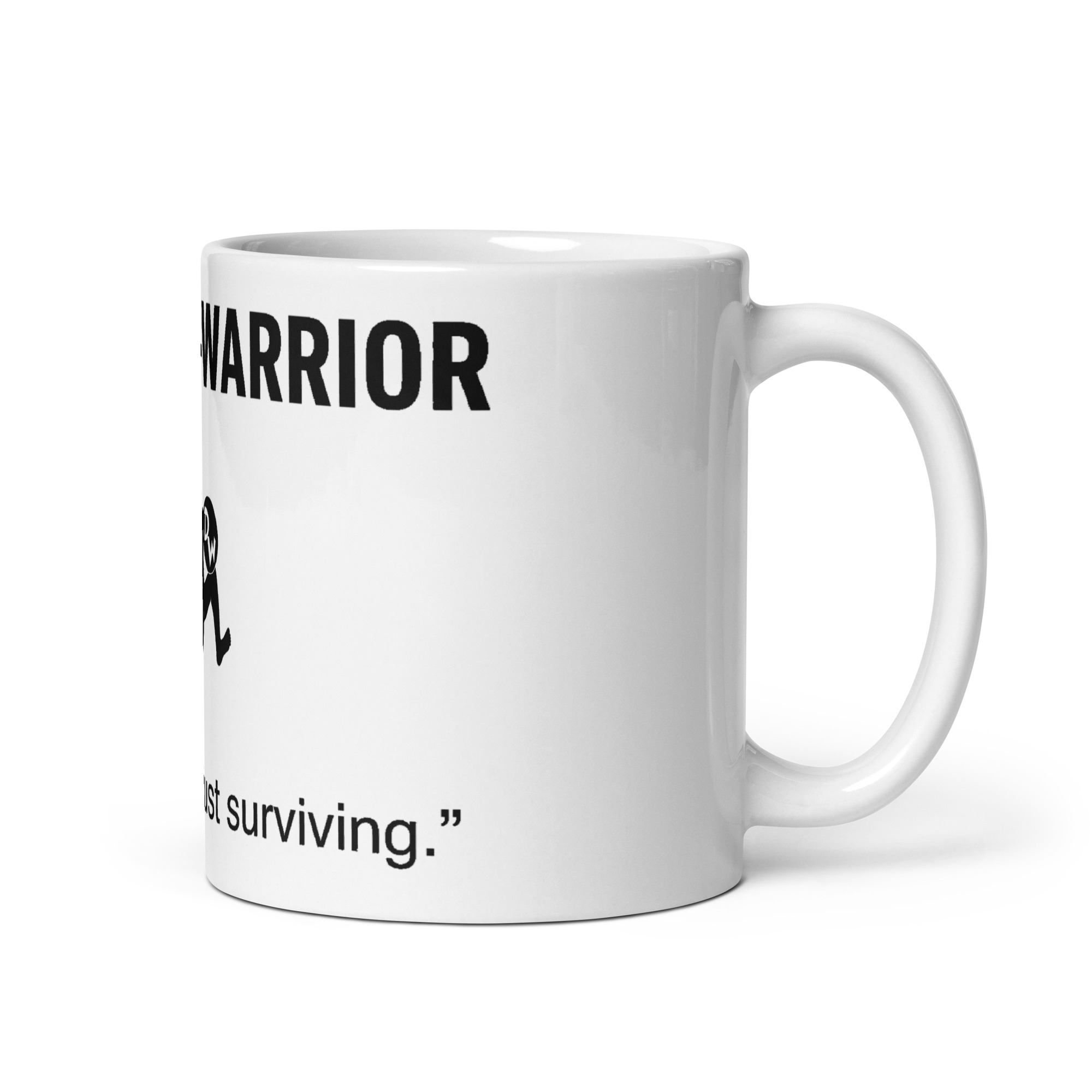 Diabetes Warrior - White glossy mug - Image 4